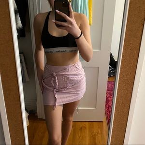 Urban Outfitters Pink Wrap Skirt